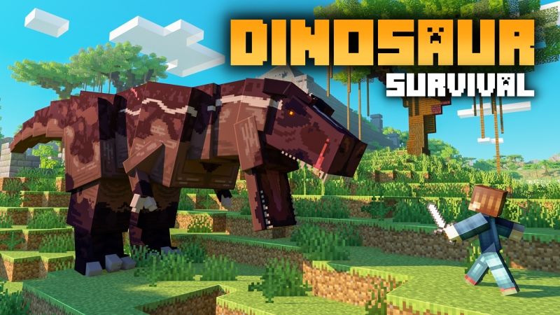 Dinosaur Survival on the Minecraft Marketplace by Fall Studios Dinosaur Survival on the Minecraft Marketplace by Fall Studios