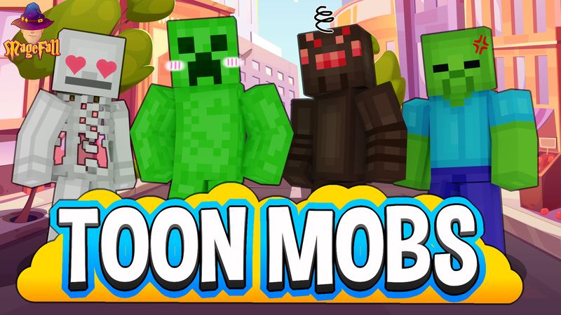 Toon Mobs on the Minecraft Marketplace by Magefall