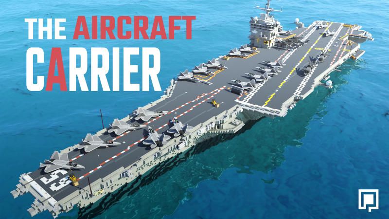 The Aircraft Carrier on the Minecraft Marketplace by BLOCKLAB Studios The Aircraft Carrier on the Minecraft Marketplace by BLOCKLAB Studios