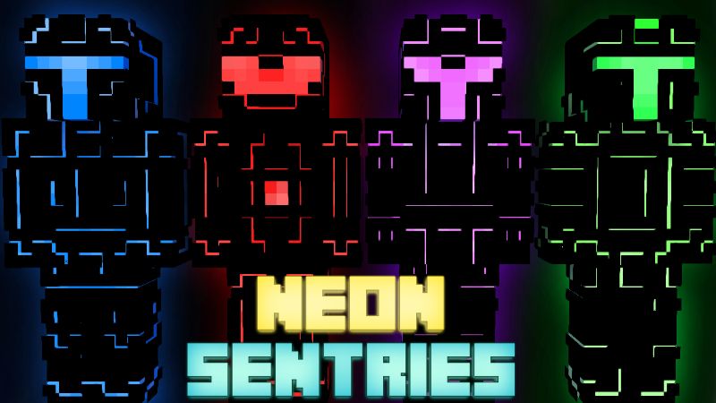 Neon Sentries on the Minecraft Marketplace by Pixelationz Studios Neon Sentries on the Minecraft Marketplace by Pixelationz Studios