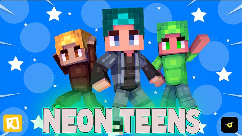 Neon Teens on the Minecraft Marketplace by Box Build
