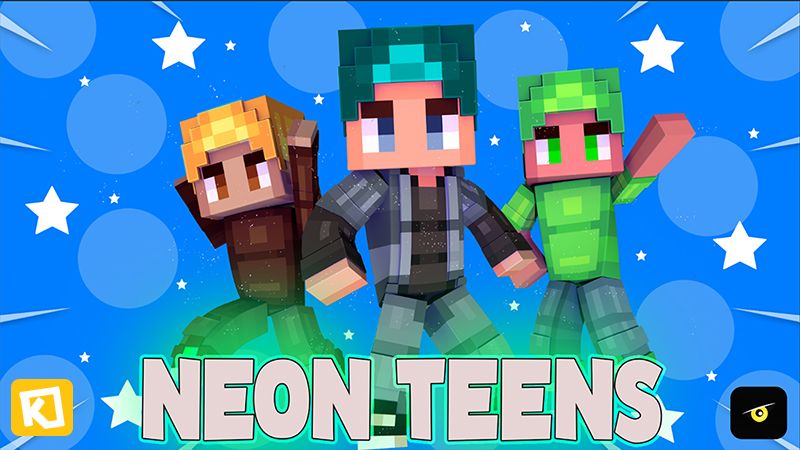 Neon Teens on the Minecraft Marketplace by Kuboc Studios Neon Teens on the Minecraft Marketplace by Kuboc Studios