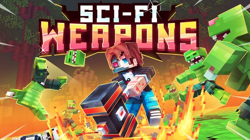 SciFi Weapons on the Minecraft Marketplace by Cubed Creations SciFi Weapons on the Minecraft Marketplace by Cubed Creations