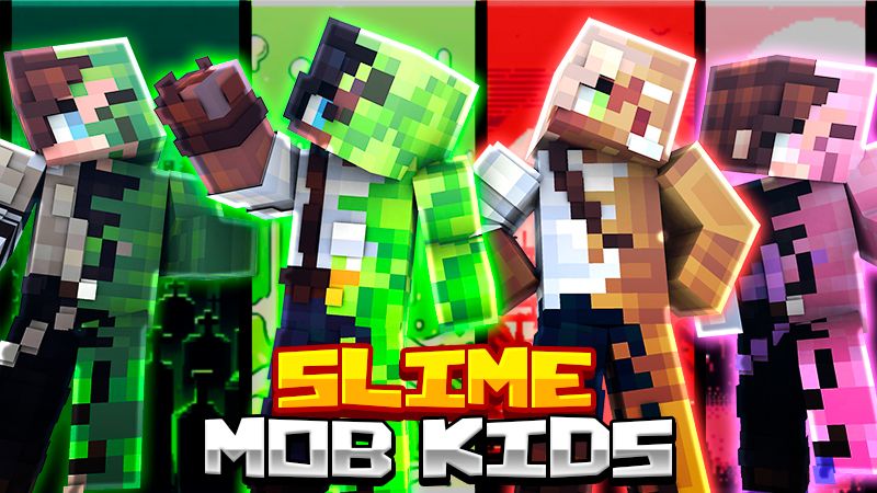 Slime Mob Kids on the Minecraft Marketplace by PixelOneUp