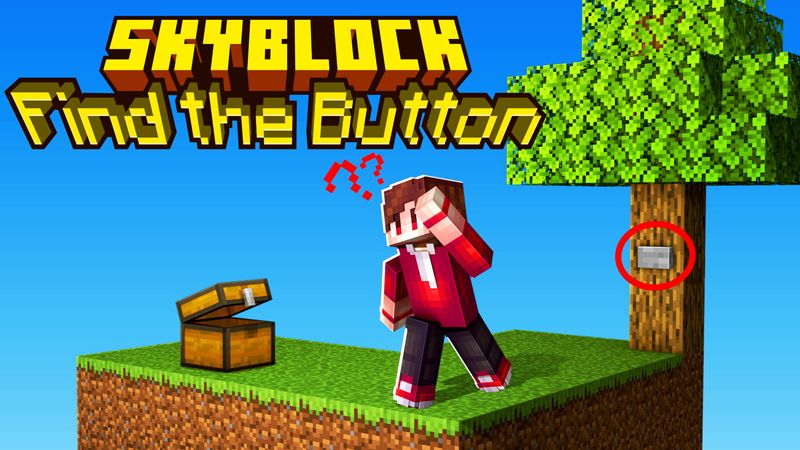 Skyblock Find The Button on the Minecraft Marketplace by Giggle Block Studios Skyblock Find The Button on the Minecraft Marketplace by Giggle Block Studios