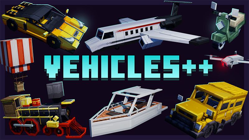 Vehicles on the Minecraft Marketplace by Mine-North