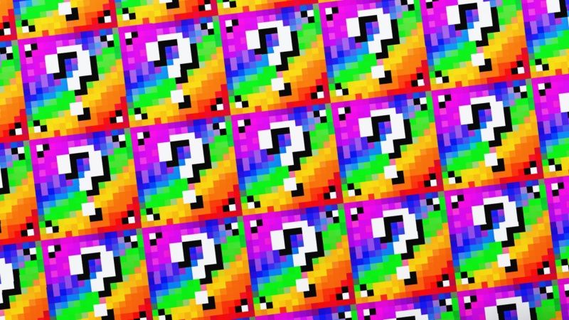 Lucky Block Rainbow on the Minecraft Marketplace by Fall Studios Lucky Block Rainbow on the Minecraft Marketplace by Fall Studios