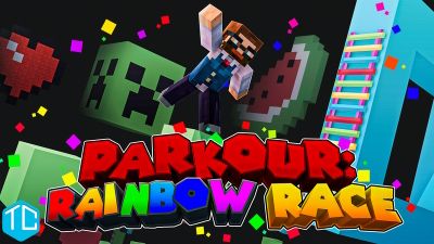 Parkour Rainbow Race on the Minecraft Marketplace by Tomhmagic Creations