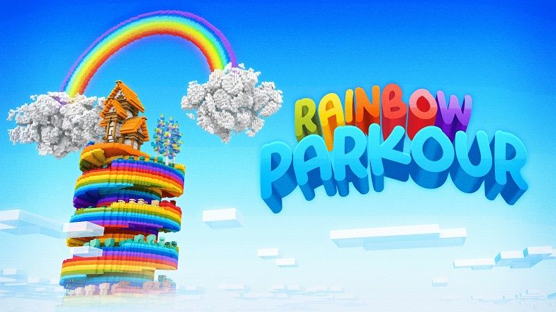 Rainbow Parkour on the Minecraft Marketplace by Street Studios
