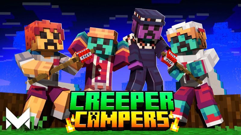 Creeper Campers on the Minecraft Marketplace by MerakiBT