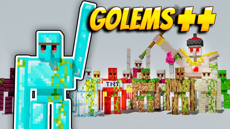 Golems on the Minecraft Marketplace by VoxelBlocks