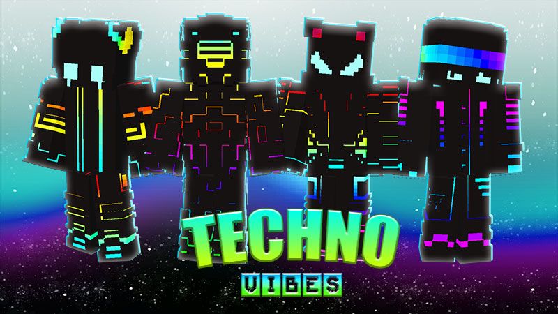 Techno Vibes on the Minecraft Marketplace by The Lucky Petals
