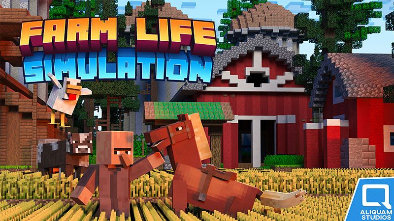 Farm Life Simulation on the Minecraft Marketplace by Aliquam Studios