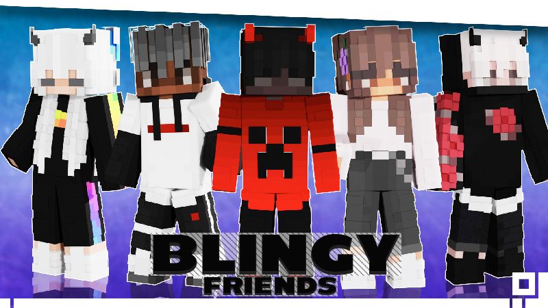 Blingy Friends by inPixel (Minecraft Skin Pack) - Minecraft Marketplace ...