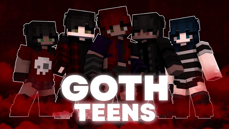 Goth Teens on the Minecraft Marketplace by Big Dye Gaming