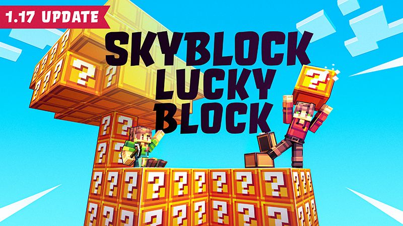 Skyblock Lucky Block on the Minecraft Marketplace by Blocky Skyblock Lucky Block on the Minecraft Marketplace by Blocky