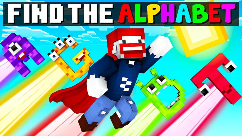 Find The Alphabet on the Minecraft Marketplace by Doctor Benx Find The Alphabet on the Minecraft Marketplace by Doctor Benx