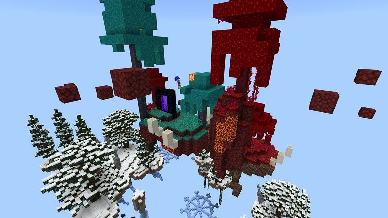 Winter Skyblock by 4KS Studios