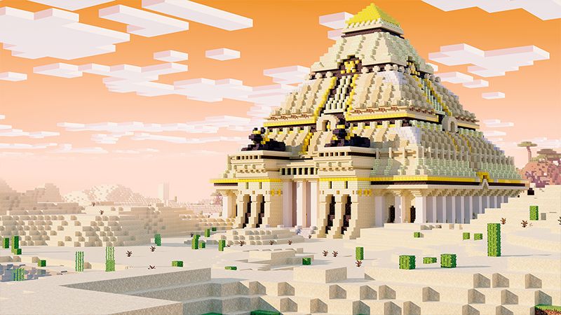Golden Pyramid on the Minecraft Marketplace by Odyssey Builds Golden Pyramid on the Minecraft Marketplace by Odyssey Builds
