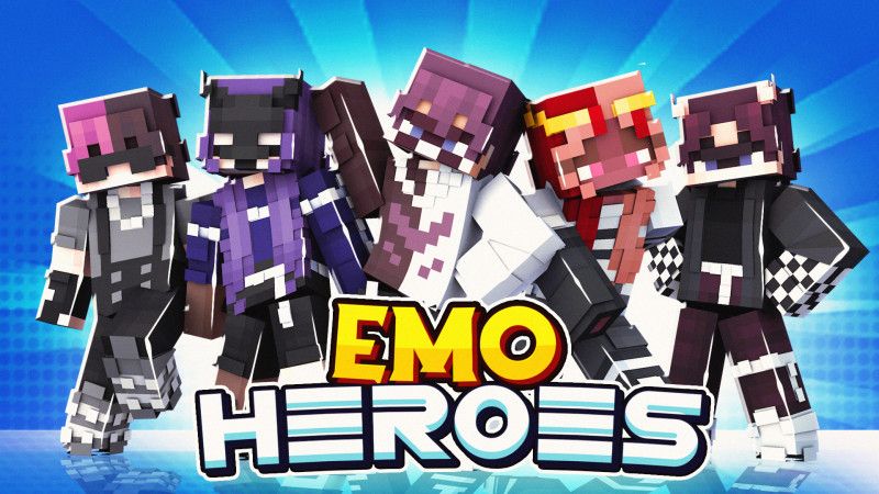 Emo Heroes on the Minecraft Marketplace by Ready, Set, Block!