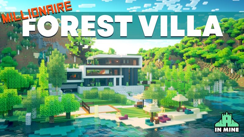 Millionaire Forest Villa on the Minecraft Marketplace by In Mine