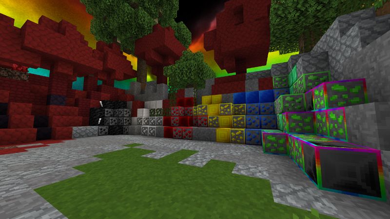 Rainbow Eclipse PvP Pack by CubeCraft Games