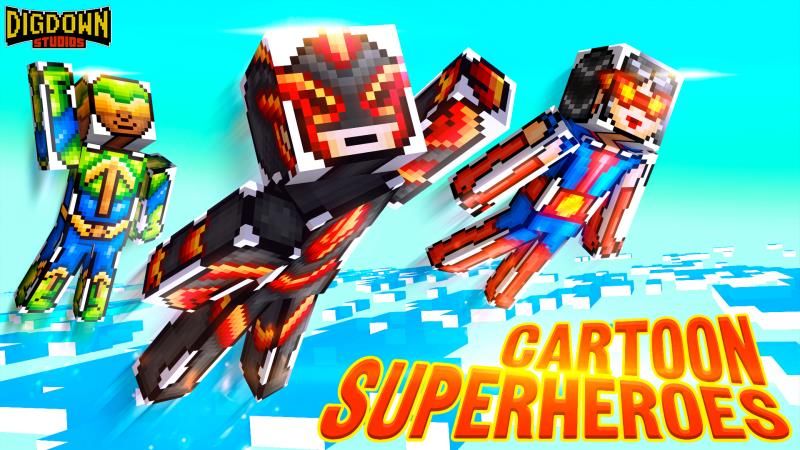 Cartoon Superheroes on the Minecraft Marketplace by Dig Down Studios