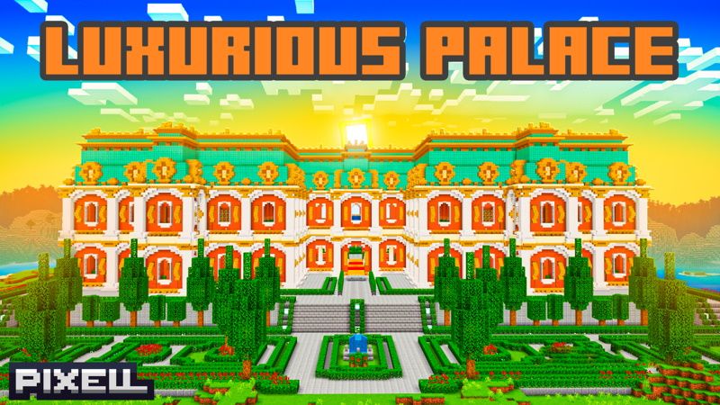 Luxurious Palace on the Minecraft Marketplace by Pixell Studio Luxurious Palace on the Minecraft Marketplace by Pixell Studio