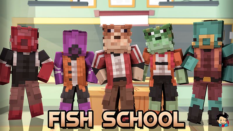 Fish School on the Minecraft Marketplace by Duh Fish School on the Minecraft Marketplace by Duh