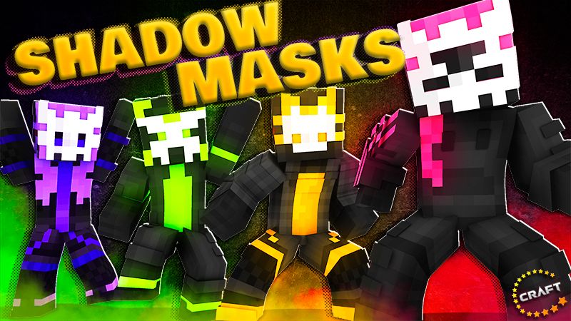 Shadow Masks on the Minecraft Marketplace by The Craft Stars Shadow Masks on the Minecraft Marketplace by The Craft Stars