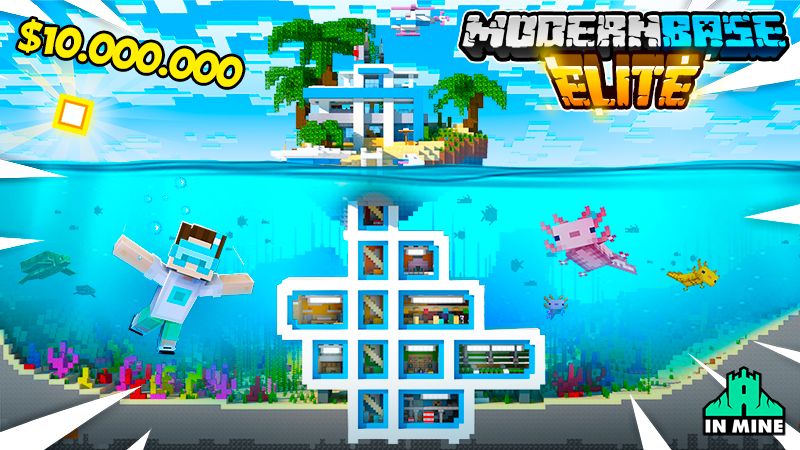 Modern Base Elite on the Minecraft Marketplace by In Mine Modern Base Elite on the Minecraft Marketplace by In Mine