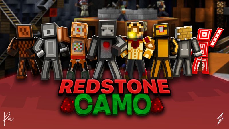 silhuet Vind hinanden Redstone Camo by Senior Studios (Minecraft Skin Pack) - Minecraft  Marketplace
