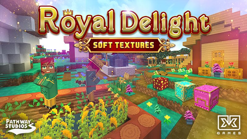 Royal Delight Soft Textures on the Minecraft Marketplace by Pathway Studios Royal Delight Soft Textures on the Minecraft Marketplace by Pathway Studios