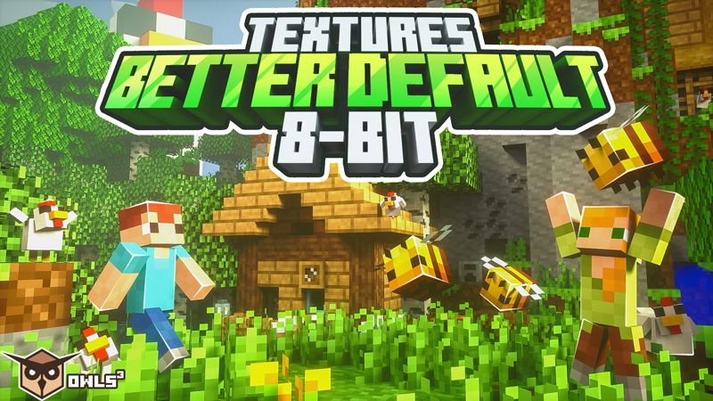 8bit Better Default Textures on the Minecraft Marketplace by Owls Cubed 8bit Better Default Textures on the Minecraft Marketplace by Owls Cubed