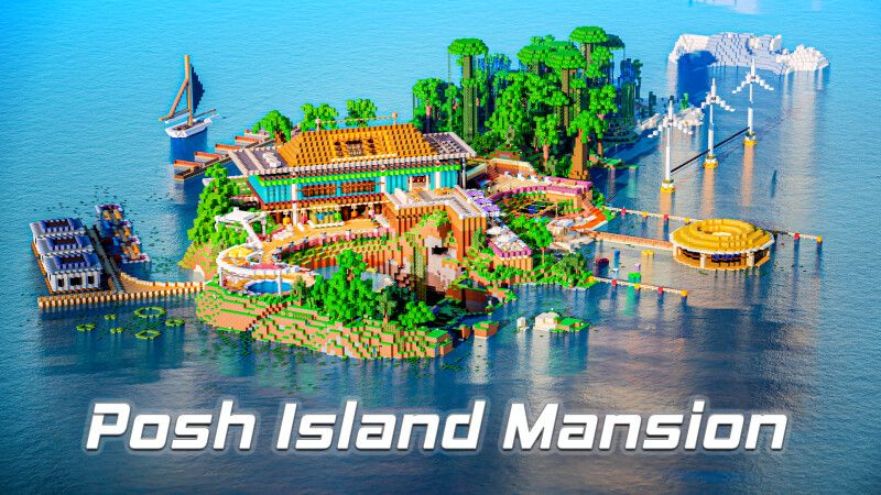 Posh Island Mansion