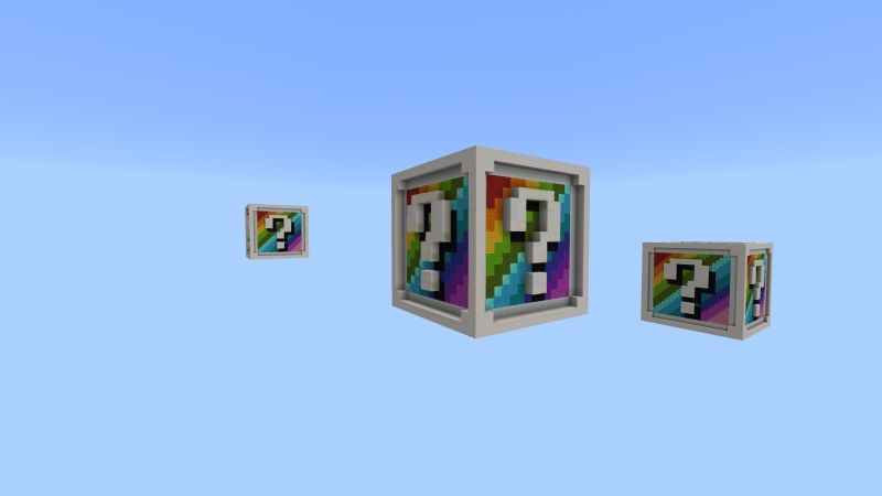 Rainbow Lucky Blocks Skyblock by Fall Studios