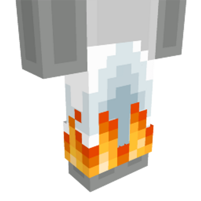White Pants with Fire on the Minecraft Marketplace by HorizonBlocks
