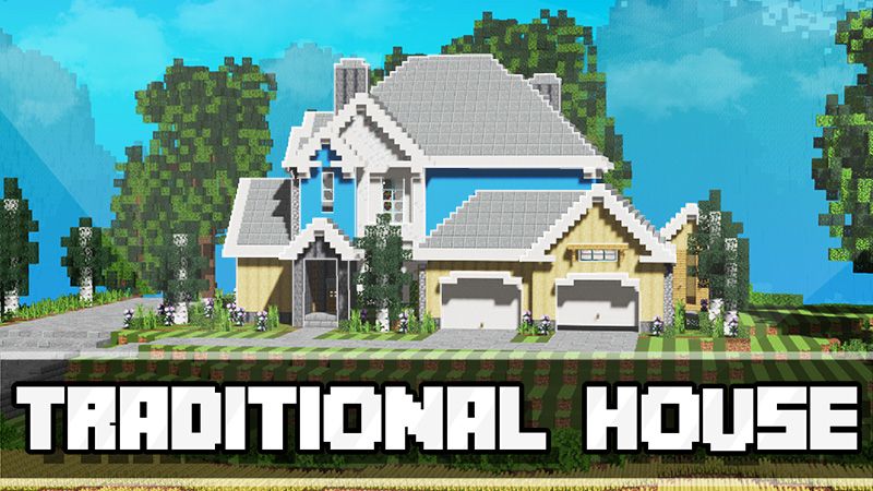 Traditional House on the Minecraft Marketplace by Wonder Traditional House on the Minecraft Marketplace by Wonder