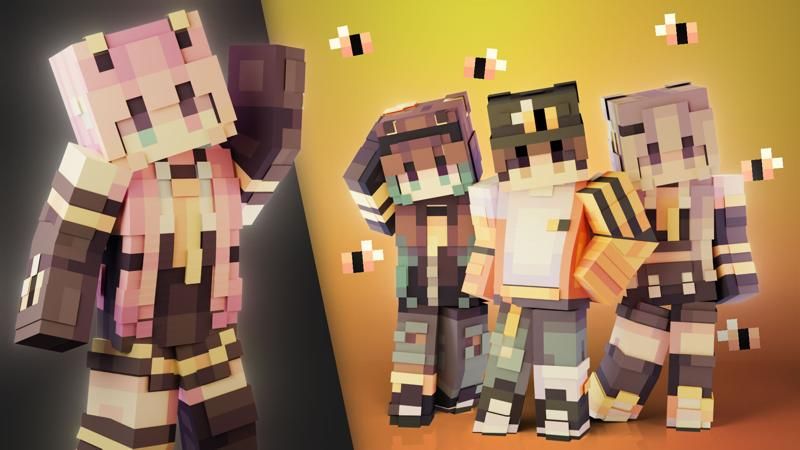 Bee Teens on the Minecraft Marketplace by FTB Bee Teens on the Minecraft Marketplace by FTB