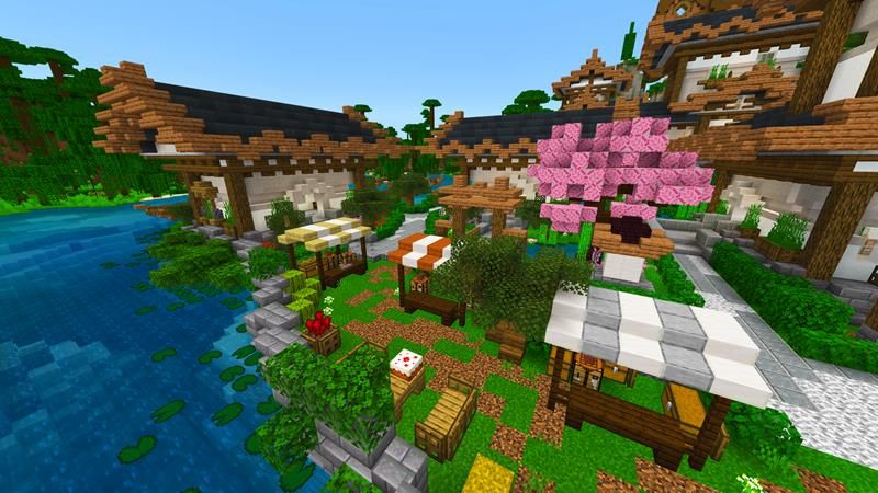 Simple Spawns: Blossom Village by Razzleberries