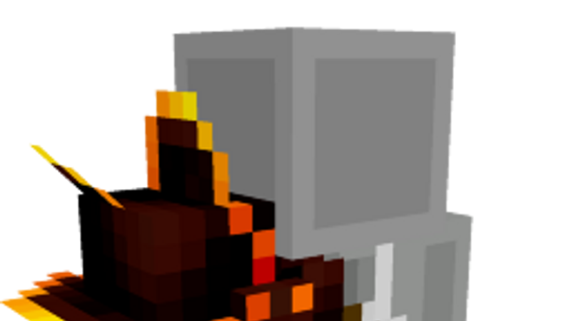 Lava Pauldron on the Minecraft Marketplace by Dots Aglow