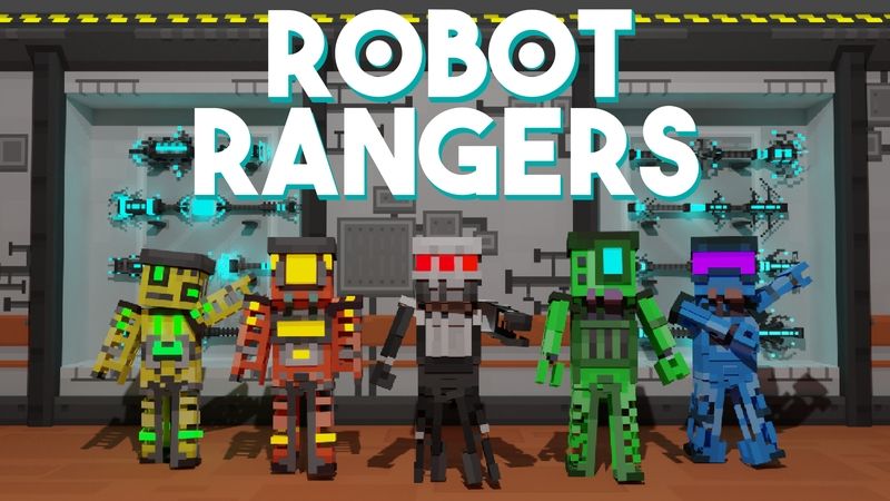 Robot Rangers on the Minecraft Marketplace by Snail Studios Robot Rangers on the Minecraft Marketplace by Snail Studios
