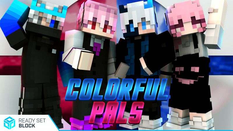 Colorful Pals on the Minecraft Marketplace by Ready, Set, Block! Colorful Pals on the Minecraft Marketplace by Ready, Set, Block!