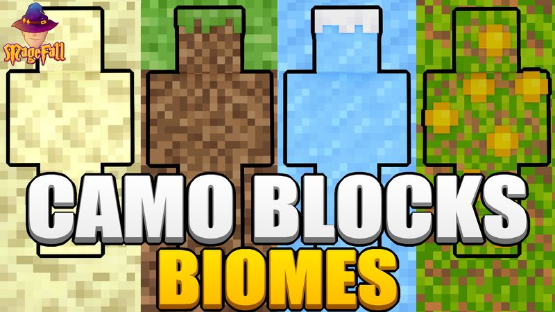 Camo Blocks Biomes on the Minecraft Marketplace by Magefall