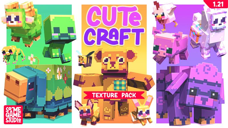 Cute Craft Texture Pack on the Minecraft Marketplace by Some Game Studio