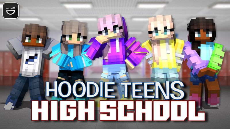 Hoodie Teens High School on the Minecraft Marketplace by Giggle Block Studios