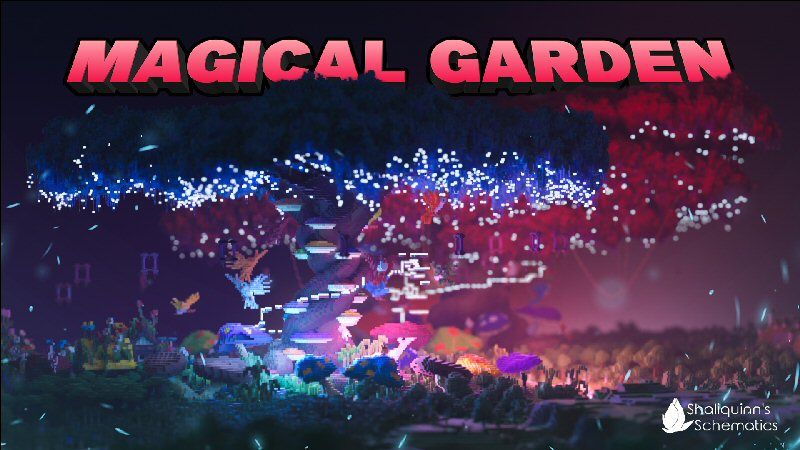 Magical Garden on the Minecraft Marketplace by Shaliquinn's Schematics Magical Garden on the Minecraft Marketplace by Shaliquinn's Schematics