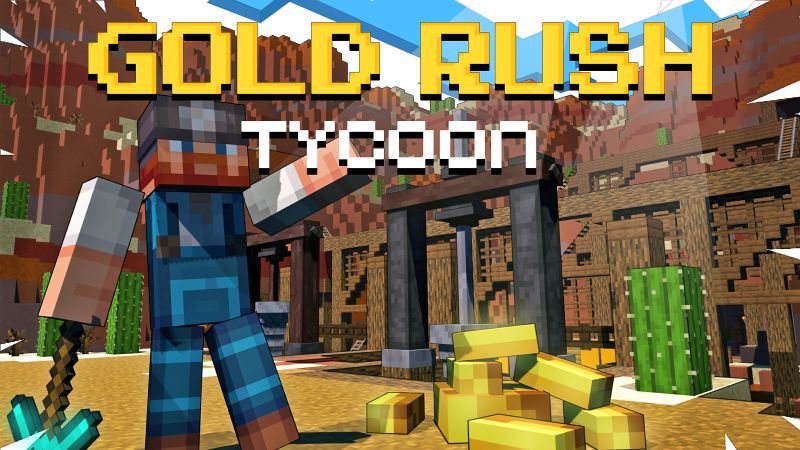 Gold Rush Tycoon on the Minecraft Marketplace by BLOCKLAB Studios Gold Rush Tycoon on the Minecraft Marketplace by BLOCKLAB Studios