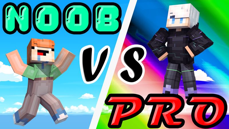 Noob vs Pro on the Minecraft Marketplace by Pixels & Blocks