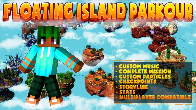 Floating Island Parkour on the Minecraft Marketplace by Giggle Block Studios